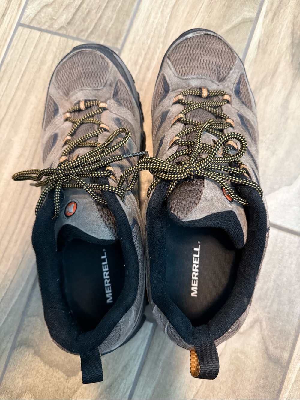 Merrell Men's Taupe and Black Trail Shoes